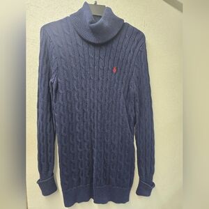 Womens Tunic Polo Sweater